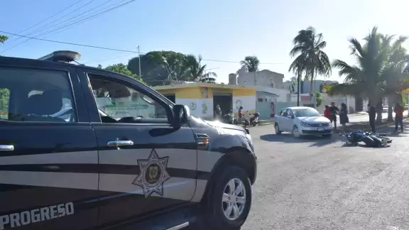 El suceso ocurrió a las siete de la mañana en la calle 33 por 18 y 20 de la colonia “Benito Juárez García” El suceso ocurrió a las siete de la mañana en la calle 33 por 18 y 20 de la colonia “Benito Juárez García”