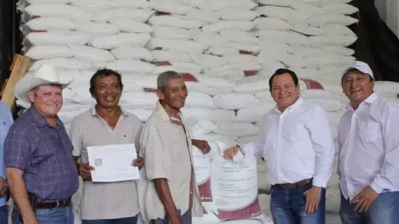 La entrega se realiza a través de 14 centros de distribución en varios municipos de Yucatán La entrega se realiza a través de 14 centros de distribución en varios municipos de Yucatán