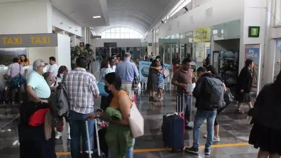 Con un retraso de 15 minutos salió el único vuelo que sale del Aeropuerto de Campeche Con un retraso de 15 minutos salió el único vuelo que sale del Aeropuerto de Campeche