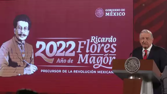 AMLO enfatizó que el año 2022 esta dedicado a Ricardo Flores Magón, precursor de la Revolución Mexicana, a 100 años de su muerte AMLO enfatizó que el año 2022 esta dedicado a Ricardo Flores Magón, precursor de la Revolución Mexicana, a 100 años de su muerte