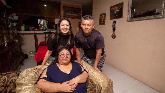 “En su momento pensé no volver a ver a mi familia, pues cuando me subieron a la ambulancia no pude despedirme de ellos", comentó “En su momento pensé no volver a ver a mi familia, pues cuando me subieron a la ambulancia no pude despedirme de ellos", comentó