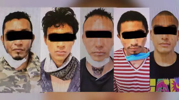 Los cinco hombres detenidos permanecerán encarcelados en el Cereso de Cancún, y el menor está bajo resguardo de la Policía Ministerial Los cinco hombres detenidos permanecerán encarcelados en el Cereso de Cancún, y el menor está bajo resguardo de la Policía Ministerial