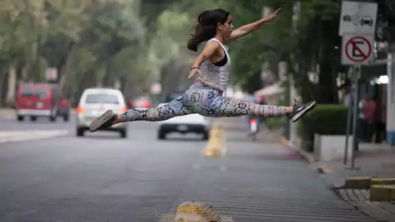 Un grupo de bailarines y un fotógrafo provenientes de la Ciudad de México realizaron un divertido photo shoot