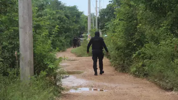 La Policía Ministerial llegó al lugar de los hechos para realizar las diligencias correspondientes