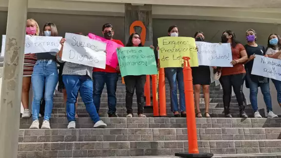 Los manifestantes indicaron que no ha recibido respuesta a sus peticiones por parte de las autoridades del Poder Judicial en Playa del Carmen Los manifestantes indicaron que no ha recibido respuesta a sus peticiones por parte de las autoridades del Poder Judicial en Playa del Carmen