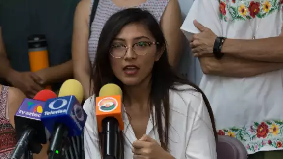 La activista recibió el "botón de pánico" por parte de autoridades federales