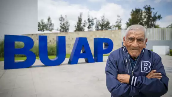Don Felipe ingresó hace cuatro años a la BUAP