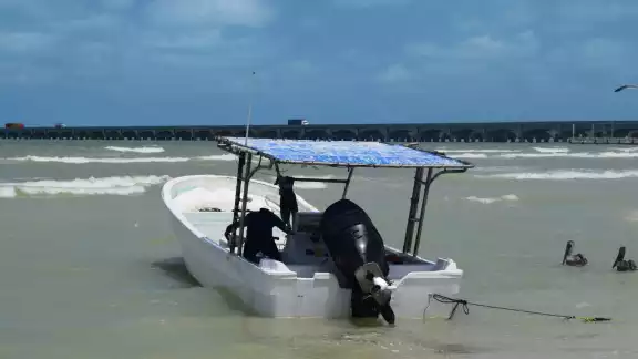 Este muelle es parte de las instalaciones del 'parque de la playa' que estará en Progreso Este muelle es parte de las instalaciones del 'parque de la playa' que estará en Progreso