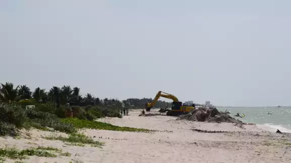 Cerca de 270 de espolones han sido removidas de las costas de Chelem ante el daño que representa la zona costera Cerca de 270 de espolones han sido removidas de las costas de Chelem ante el daño que representa la zona costera