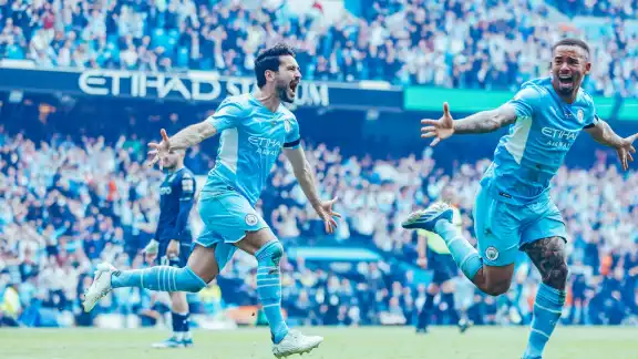 Rodrigo e Ilkay, fueron los responsables de anotar tres goles en cinco minutos Rodrigo e Ilkay, fueron los responsables de anotar tres goles en cinco minutos