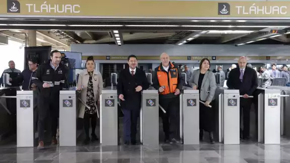 Martí Batres, jefe de Gobierno de la CDMX, encabezó la reapertura de la Línea 12 del Metro Martí Batres, jefe de Gobierno de la CDMX, encabezó la reapertura de la Línea 12 del Metro