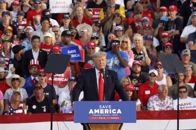 Trump volvió a dejar claro que pretende seguir siendo decisivo en un Partido Republicano