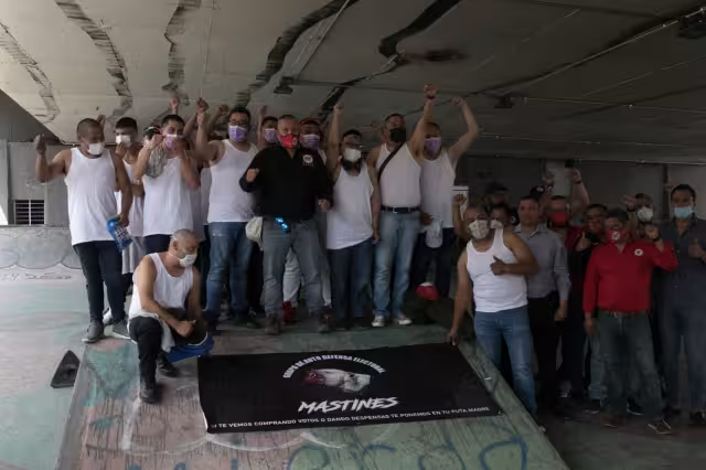 Grupo de Auto Defensa Electoral Mastines recorren alcaldías cuidando que no se compren votos ni se repartan despensas