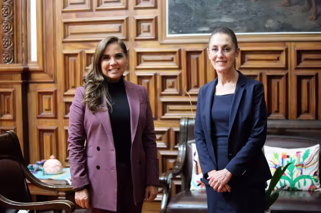 Clauda Sheinbaum y Mara Lezama se han reunido en diversas ocasiones en encuentros de Morena a nivel nacional