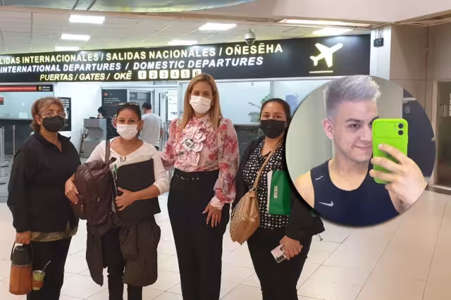 La señora y su acompañante abordaron un vuelo desde Paraguay  hacia el Aeropuerto Internacional de Cancún para verificar la búsqueda de su hijo