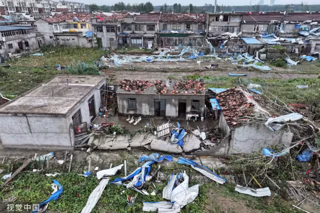 Reportan 10 muertos y 5 mil afectados tras tornados en China