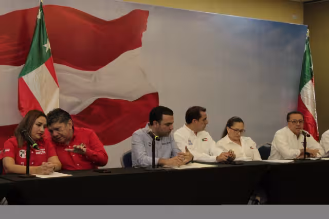 El PRI y el PAN en Yucatán luce dividido en los eventos públicos