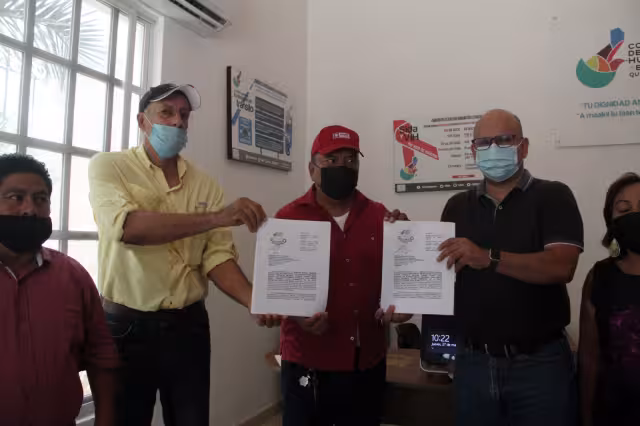 La denuncia quedó hecha en Derechos Humanos de Q.Roo