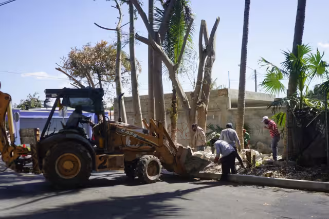 El conflicto entre las personas fue por los trabajos del Parque Lineal Metropolitano