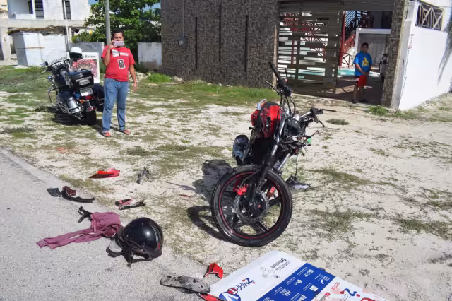 Se desconoce el estado de salud el motociclista