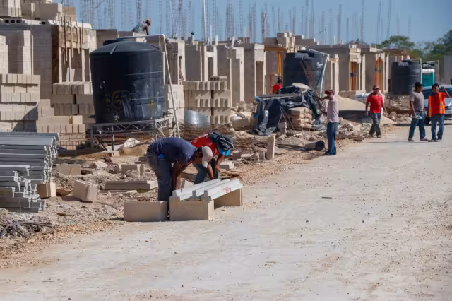 La construcción de casas depende del tamaño que tendrá