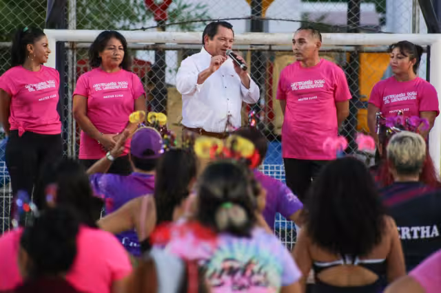 Agradeció a vecinos que fomentan la activación física para el bienestar de la comunidad.