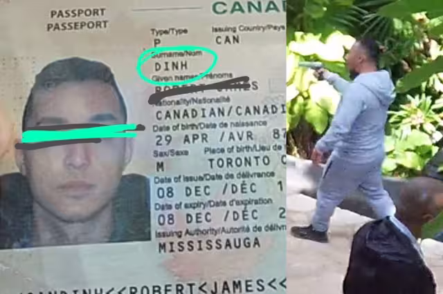 El fallecido (izq.), fue identificado como miembro de una céluda delictiva internacional; su asesino (der.), sigue prófugo