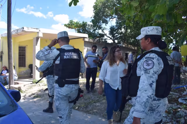 En la calle 27 entre 20 y 22 se encontró flora de la ciénaga cortada y escombro