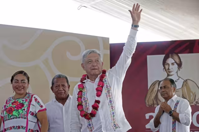 Presidente Andrés Manuel López Obrador en conferencia de prensa