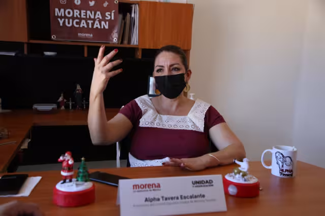 A partir del 1 de enero de 2023 la presidenta ocupará la sede oficial de Morena en Yucatán