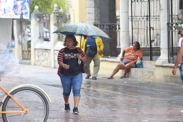 Se espera que las lluvias sean ligeras en Mérida