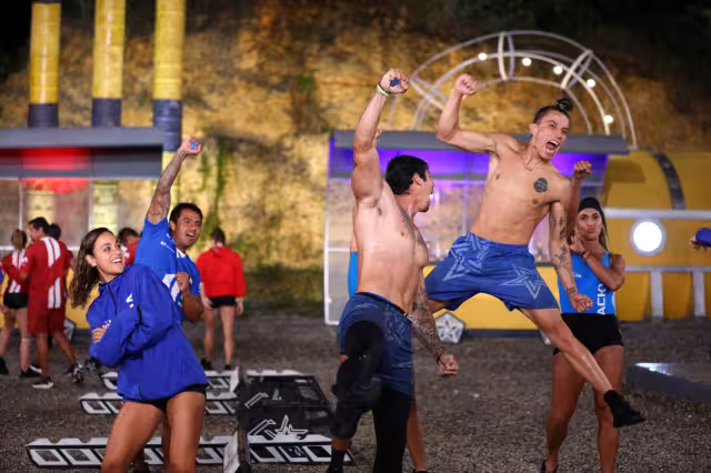 Así fue el triunfo del equipo azul este viernes en Exatlón México