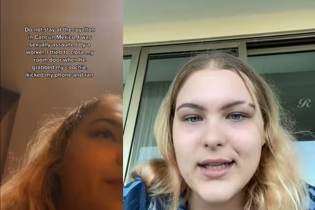 La turista indicó que el hotel le dijo que le daría una indemnización si bajaba el video en el que se ve el acoso hacia ella por un empleado