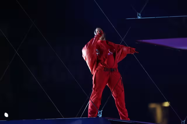 Rihanna en el Show del Medio Tiempo
