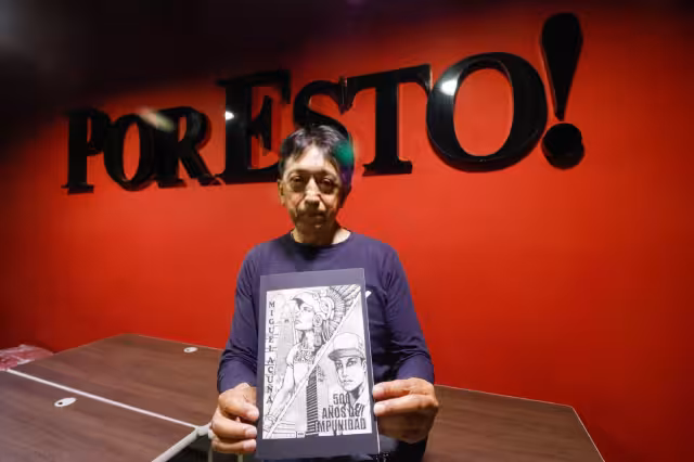 50 años de impunidad es la reciente obra del escritor Miguel Acuña