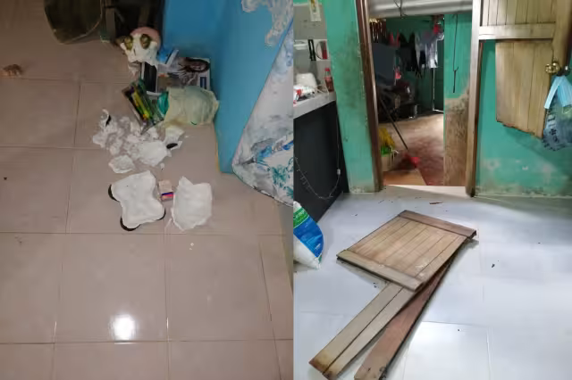 Ladrones rompieron la puerta de la tienda para entrar y sustraer objetos de valor y dinero en efectivo en la comunidad de Chunhuhub