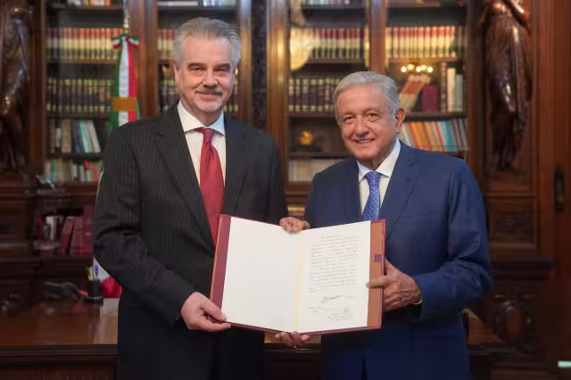 En noviembre de 2022 fue la última vez que el presidente López Obrador recibió a nuevos embajadores