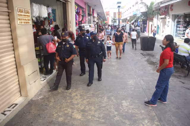 Desde el 1 de diciembre, 380 agentes de seguridad participan en un operativo en el Centro de Mérida