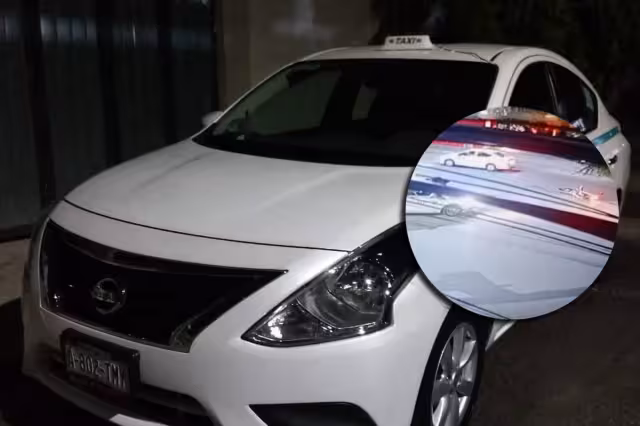 El motociclista se levantó de inmediato tras ser impactado por un taxi de Playa del Carmen, para hablar con el conductor