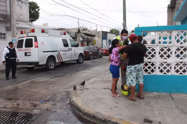 La familia fue auxiliada por las autoridades