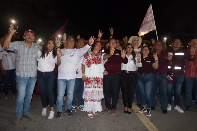 Joaquín Díaz Mena fue bien recibido en Chocholá