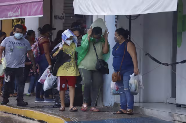 Las lluvias continúan en Yucatán