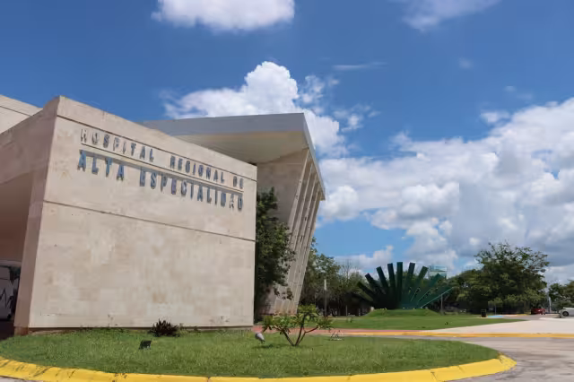 El personal del Hospital de Alta Especialidad en Mérida no presentó lesiones de gravedad