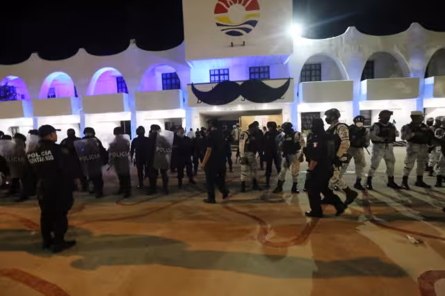 Nueve personas fueron detenidas durante la manifestación