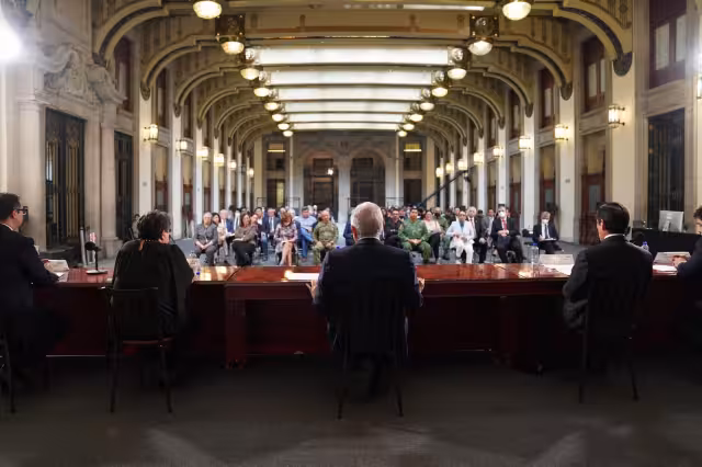 La reunión de miembros del Gabinete con el Presidente de México, Andrés Manuel López Obrador ocurrió este jueves