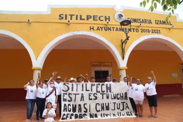 Pobladores de Sitilpech mantienen su lucha contra Kekén