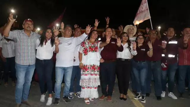 Joaquín Díaz Mena fue bien recibido en Chocholá