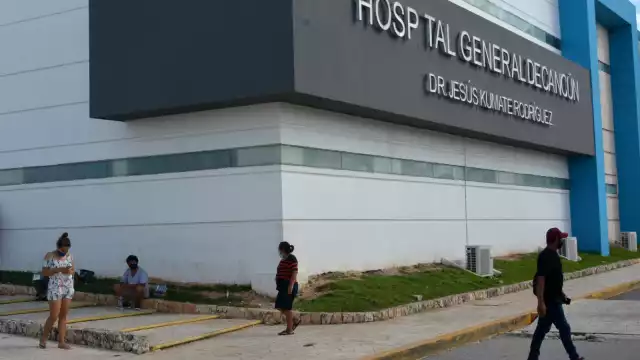 El Hospital General de Cancún es uno de los hospitales COVID que se mantiene en funcionamiento en atención a contagiados