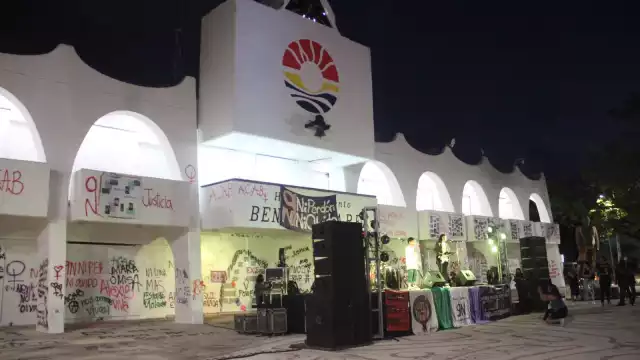 El comité de víctimas del 9N conmemoró el aniversario de la represión policiaca hacia colectivos feministas y defensores de derechos humanos