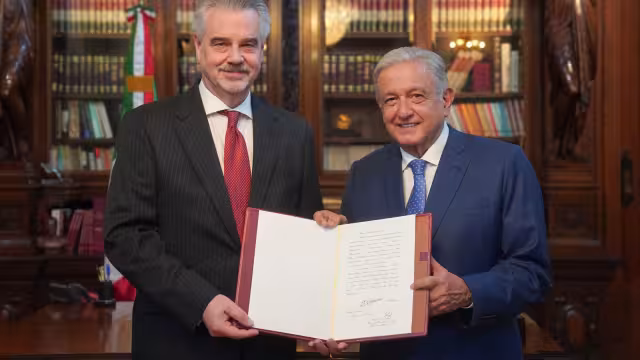 En noviembre de 2022 fue la última vez que el presidente López Obrador recibió a nuevos embajadores